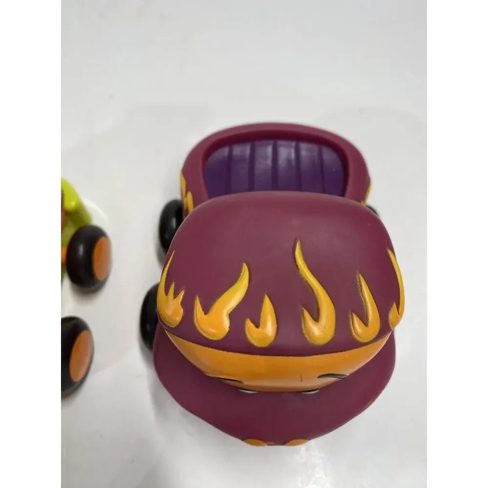 B. Toys by Battat Pull Back Toys Cars Rattles Lot of 3